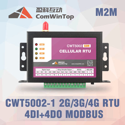 China Módulo inalámbrico de CWT5110 Modbus RTU GPRS I O con el control del medio ambiente de 4 Di 4Do proveedor