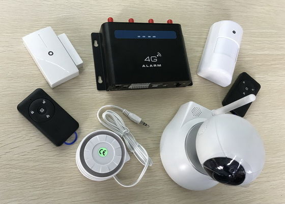 China Radio 4 de la definición 32 del sistema de alarma de la cámara 4G de Wifi de la gama larga la alta ató con alambre zonas proveedor
