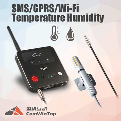 China Alarma roja G/M, control remoto de la temperatura de la luz 3G del LED del G/M de la humedad dominante del tacto proveedor